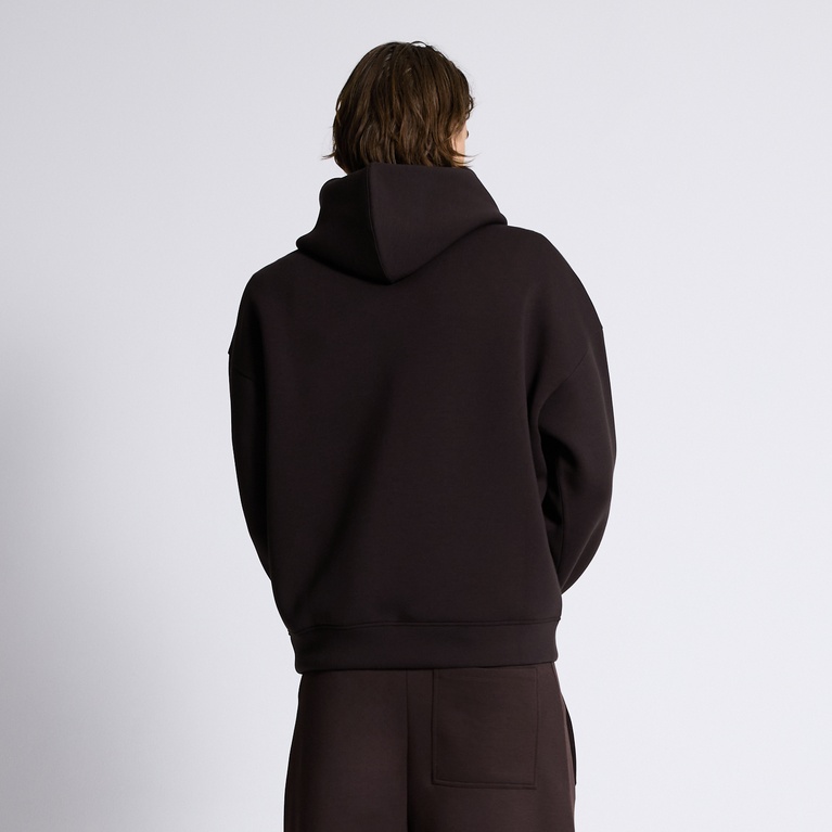 Scuba hoodie "Sloan" Dark Brown